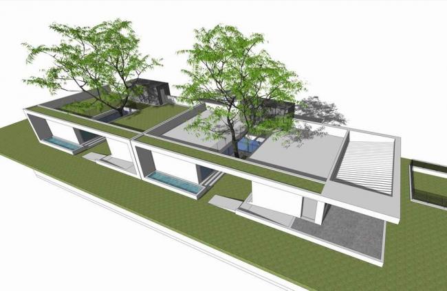 Modern Solo Villa Design | SketchUp 3D Model