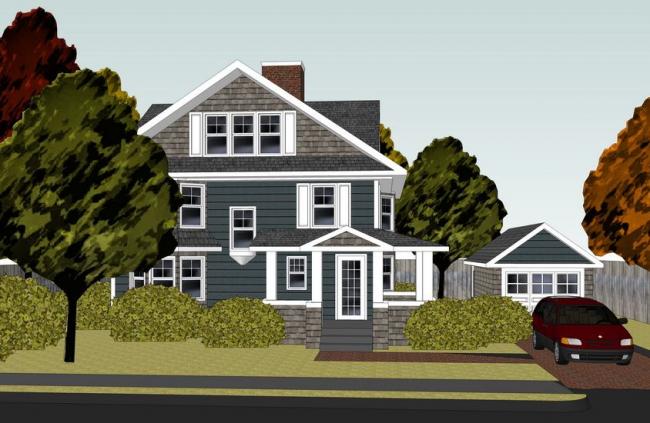 SketchUp Villa Models: American, North American, and European Styles