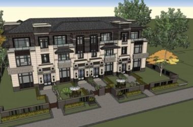 SketchUp Villa Model | Wright-Inspired Chinese Grassland Row Villas-BIM WORLD
