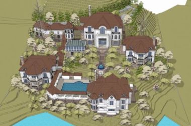 European Classical Style Solo Villa SketchUp Model-BIM WORLD