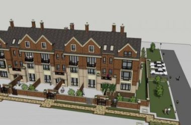 Classical British Row Villa Model in SketchUp-BIM WORLD