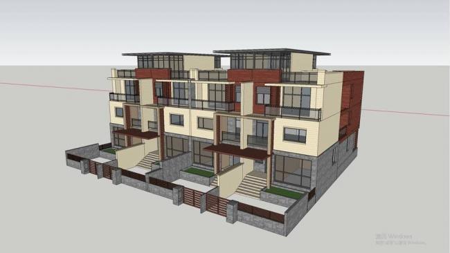 Modern SketchUp Villa Models: Residential, Double Split, and Multi-Row Designs