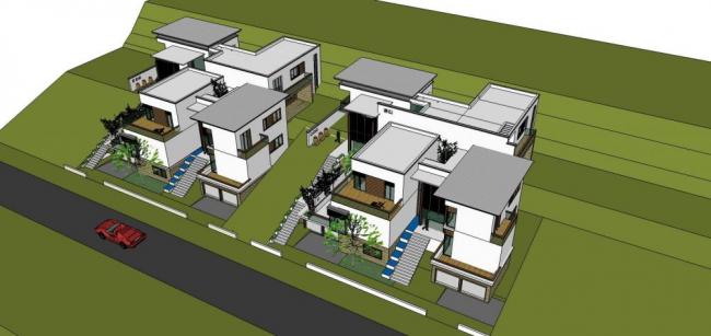 Modern Solo Villa Design | SketchUp 3D Model