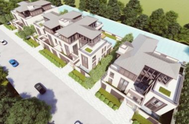 Modern Multi-Row Villa SketchUp Model-BIM WORLD