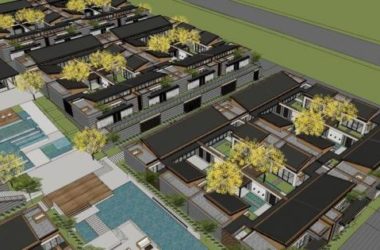 Modern Multi-Row Villa Cluster Model in SketchUp-BIM WORLD