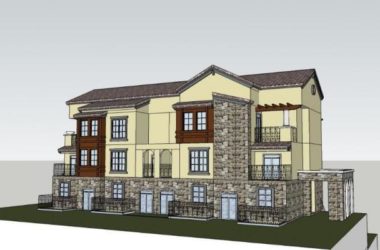 SketchUp Villa Model | Multi-Unit Slope-Top Villa in European Classical Style-BIM WORLD