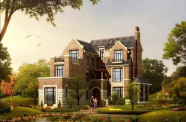 SketchUp Model of Zhenjiang Xianrenhu Classical Style Standalone Villa-BIM WORLD