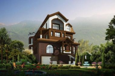 British Classical Style Solo Villa SketchUp Model-BIM WORLD