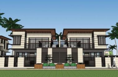 SketchUp Villa Model: Green Sanya Yuelan Bay New Asia Courtyard Villa-BIM WORLD