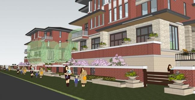 SketchUp Villa Model: Parallel Villa in Grassland Style