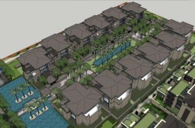 SketchUp Villa Model | Simplified European Art Deco Multi-Row Villas for High-End Commercial and Residential Areas-BIM WORLD