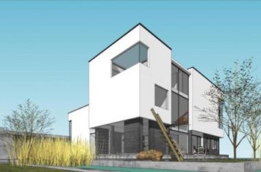 Modern Solo Villa SketchUp Model-BIM WORLD