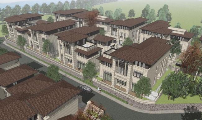 SketchUp Villa Models: Townhouse, Art Deco, and Classical Styles
