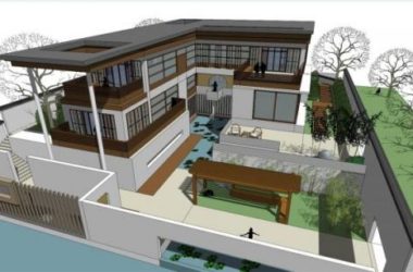 SketchUp Villa Model: Traditional Chinese Courtyard Villa Design-BIM WORLD