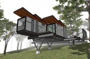 Modern Container Villa Design | SketchUp Residential Model-BIM WORLD