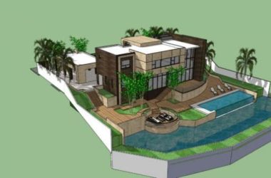 Modern Solo Villa Design | SketchUp 3D Model-BIM WORLD