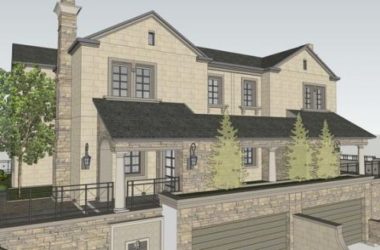 SketchUp Villa Model: French Classical Double Split Villa Design-BIM WORLD
