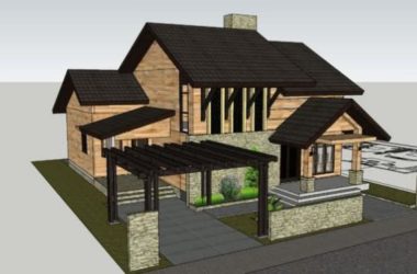 Classical Style Single-Family Villa Model in SketchUp-BIM WORLD