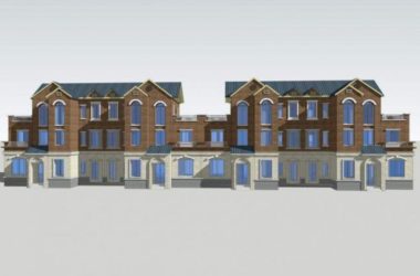 SketchUp Model of a British Classical Style Row Villa-BIM WORLD