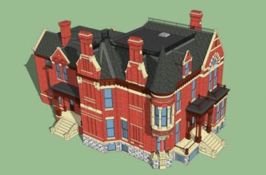 SketchUp Villa Models: Solo, Stacked, Classical, and Victorian Styles-BIM WORLD