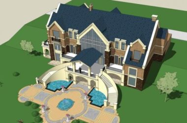 British Classical Style Solo Villa SketchUp Model-BIM WORLD