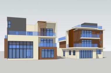 Modern Solo Villa Model in SketchUp-BIM WORLD