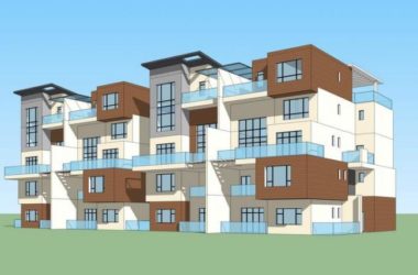 Modern Stacked Villa Design in SketchUp-BIM WORLD