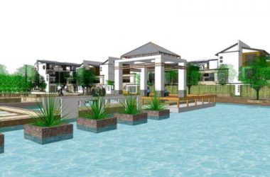 SketchUp Villa Cluster Model in Modern Chinese Style-BIM WORLD