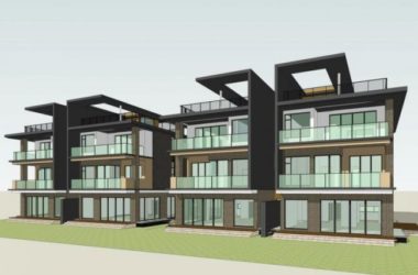 Modern Twin Villa Design | SketchUp 3D Model-BIM WORLD