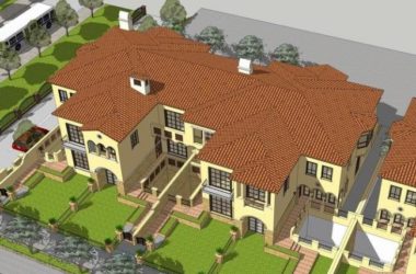 Spanish-Style Twin Villa SketchUp Model with Classic Design-BIM WORLD