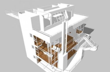 Douglas House: Modern Seaside Villa SketchUp Model-BIM WORLD