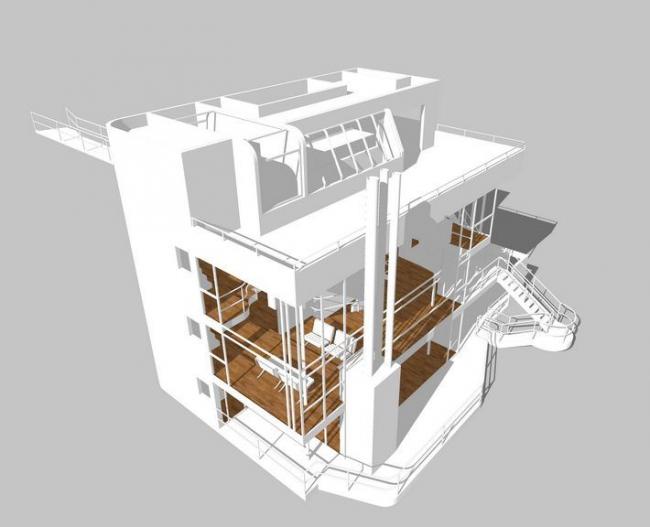 Douglas House: Modern Seaside Villa SketchUp Model