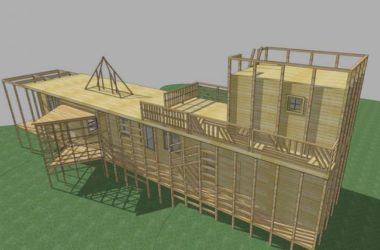 Modern Detached Villa Model in SketchUp | Steven Hall Design-BIM WORLD