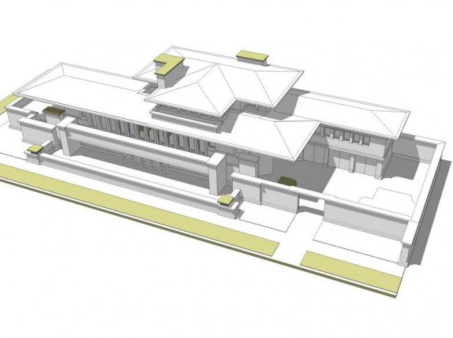 Robin Villa: Classical Style SketchUp Model
