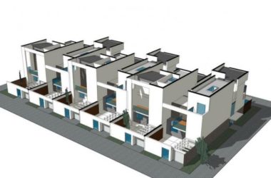 SketchUp Villa Model | Modern Chinese-Style Row Houses-BIM WORLD