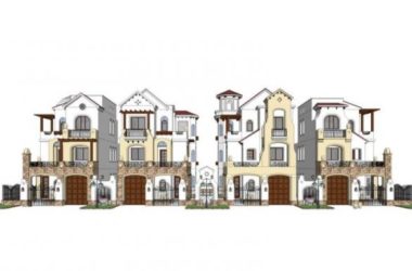 SketchUp Villa Models: Townhouse, Classical, and Spanish Styles-BIM WORLD