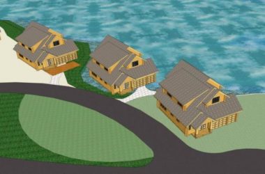 American and Classical Style Villa Cluster Model in SketchUp-BIM WORLD