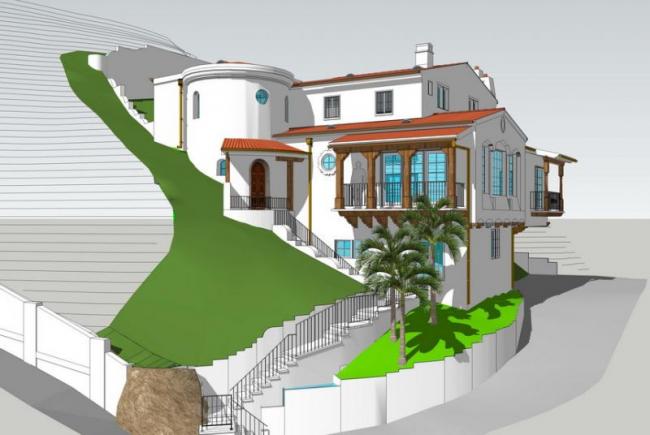 SketchUp Villa Models: Spanish, Classical, and Slope Designs