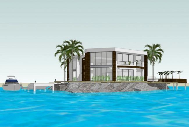 Modern Solo and Island Villa Models in SketchUp