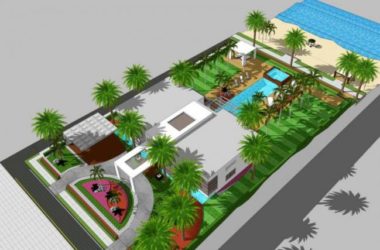Modern Solo Villa Design | SketchUp 3D Model-BIM WORLD