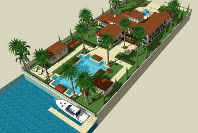 Spanish Classical Style Single Family Villa | SketchUp 3D Model