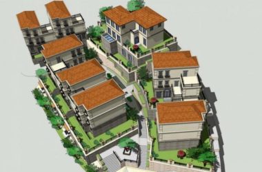 Spanish Classical Multi-Row Villa Model in SketchUp-BIM WORLD
