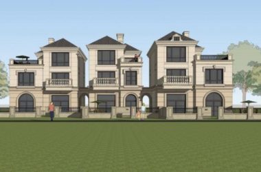 French Classical Style Single Family Villa Model in SketchUp-BIM WORLD