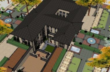 SketchUp Villa Models: Solo, Stacked, Garden, and Classical Styles-BIM WORLD