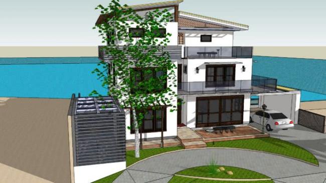 SketchUp Villa Models: Solo, Seaside, and Modern Styles