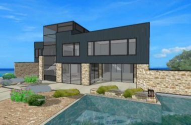 Modern Solo Villa Design in SketchUp Model-BIM WORLD