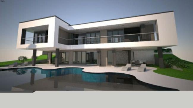 Modern Solo Villa Design | SketchUp 3D Model