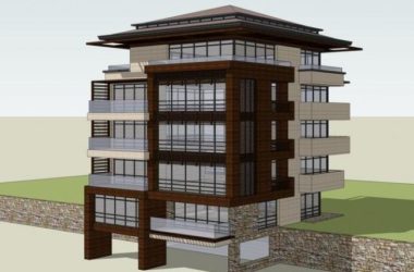 Multi-Story Modern Chinese-Style Villa SketchUp Model-BIM WORLD
