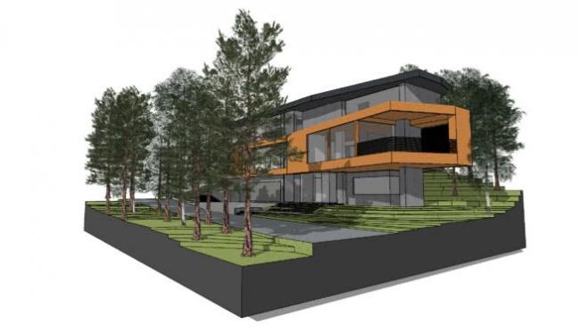 Modern Solo Villa Design | SketchUp 3D Model