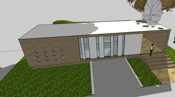 Modern Solo Villa Design | SketchUp 3D Model